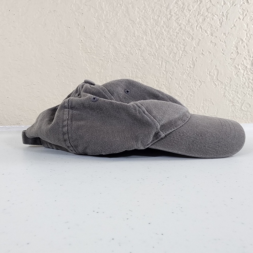 Built Ford Tough Logo Gray Adjustable Hat Vintage Dad Mom Workwear - Picture 7 of 10